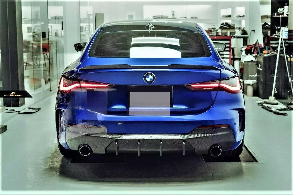 Gloss Black Spoiler Suitable For BMW 4 Series Coupe G22 G82 M4 Style Lip Wing 2020+