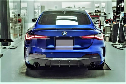 Gloss Black Spoiler Suitable For BMW 4 Series Coupe G22 G82 M4 Style Lip Wing 2020+