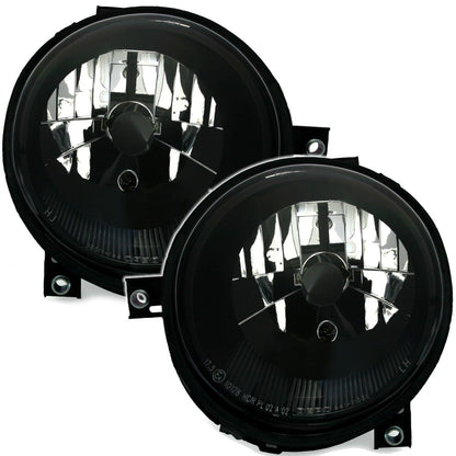 Headlight set for VW LUPO 6X 98- in black clear glass H4 LWR 