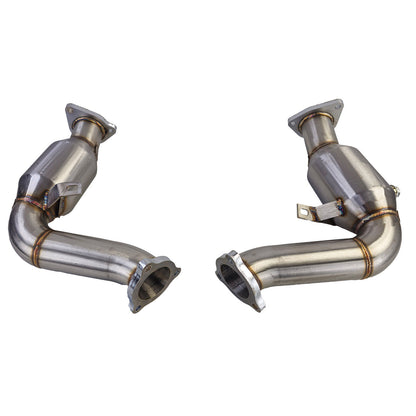 Downpipes racing con catalizzatore sportivo per Audi 3.0 TFSI A6 C7 A7 4G A8 4H