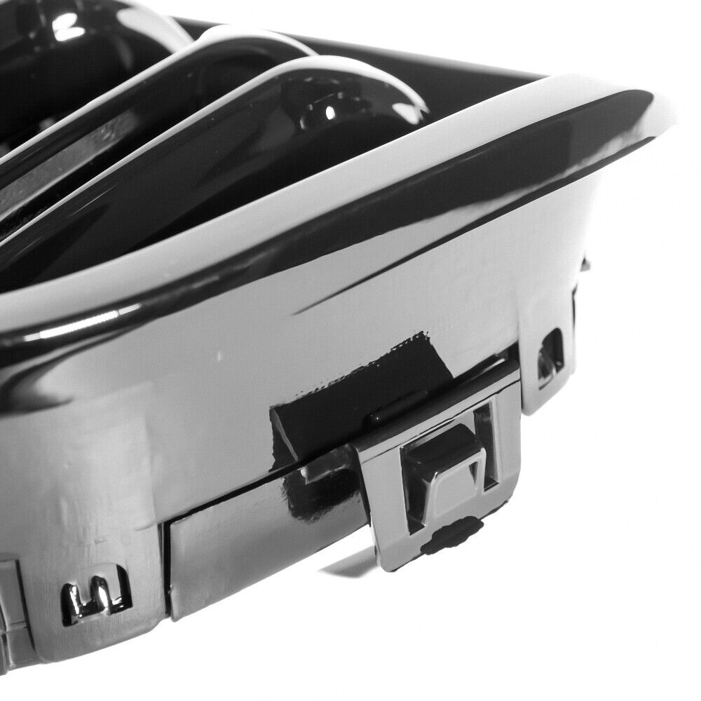 Double gangway kidney grille suitable for BMW 1 Series F20 F21 up to 2015 BLACK 