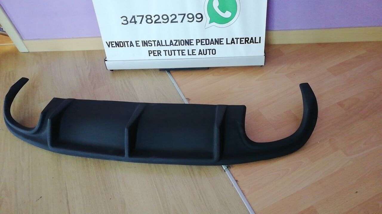 DIFFUSORE ADATTO PER AUDI A5 2007-2011 COUPE STANDARD 2+2 LOOK DTM GREZZO