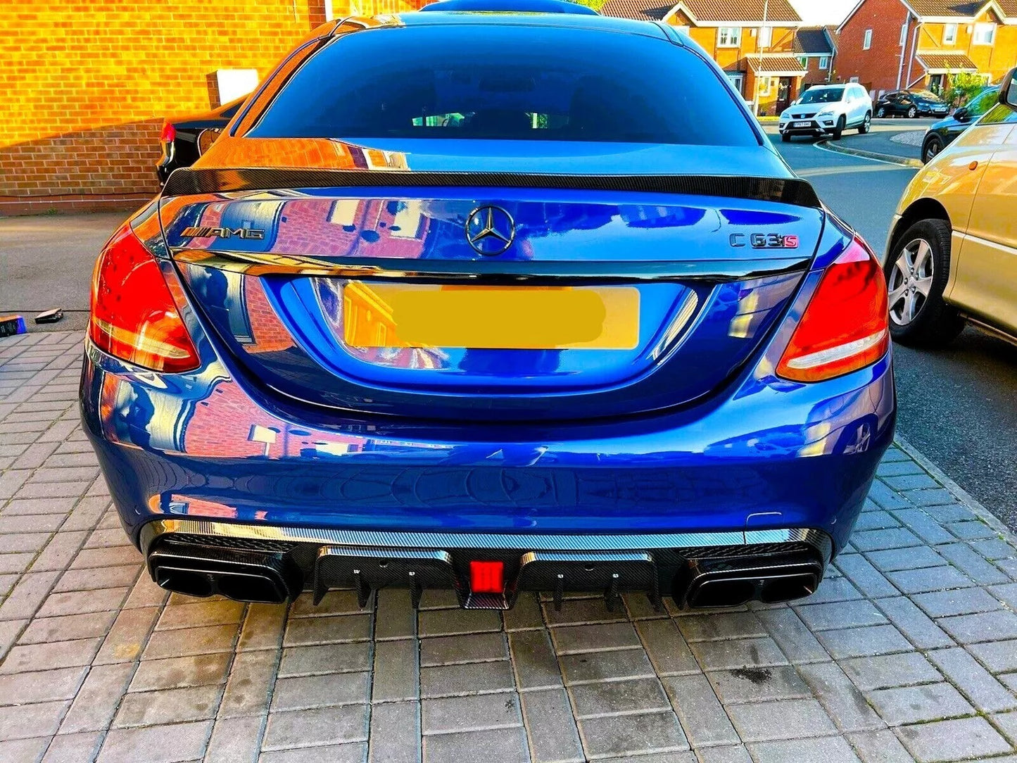 💥Carbon Fiber Spoiler Kit Fit For Mercedes C-Class W205 2014-2021💥