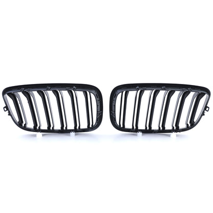 Aftermarket Matte Performance Double Bar Sport Grille Compatible with BMW X5 E70 X6 E71 
