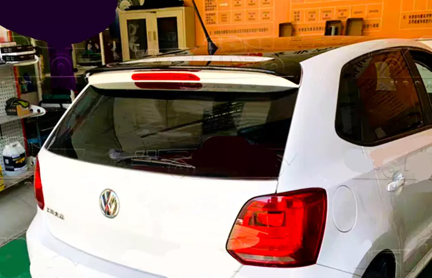 ⚡ Gloss Black Spoiler suitable for VW Polo MK5 6R 6C GTI R⚡
