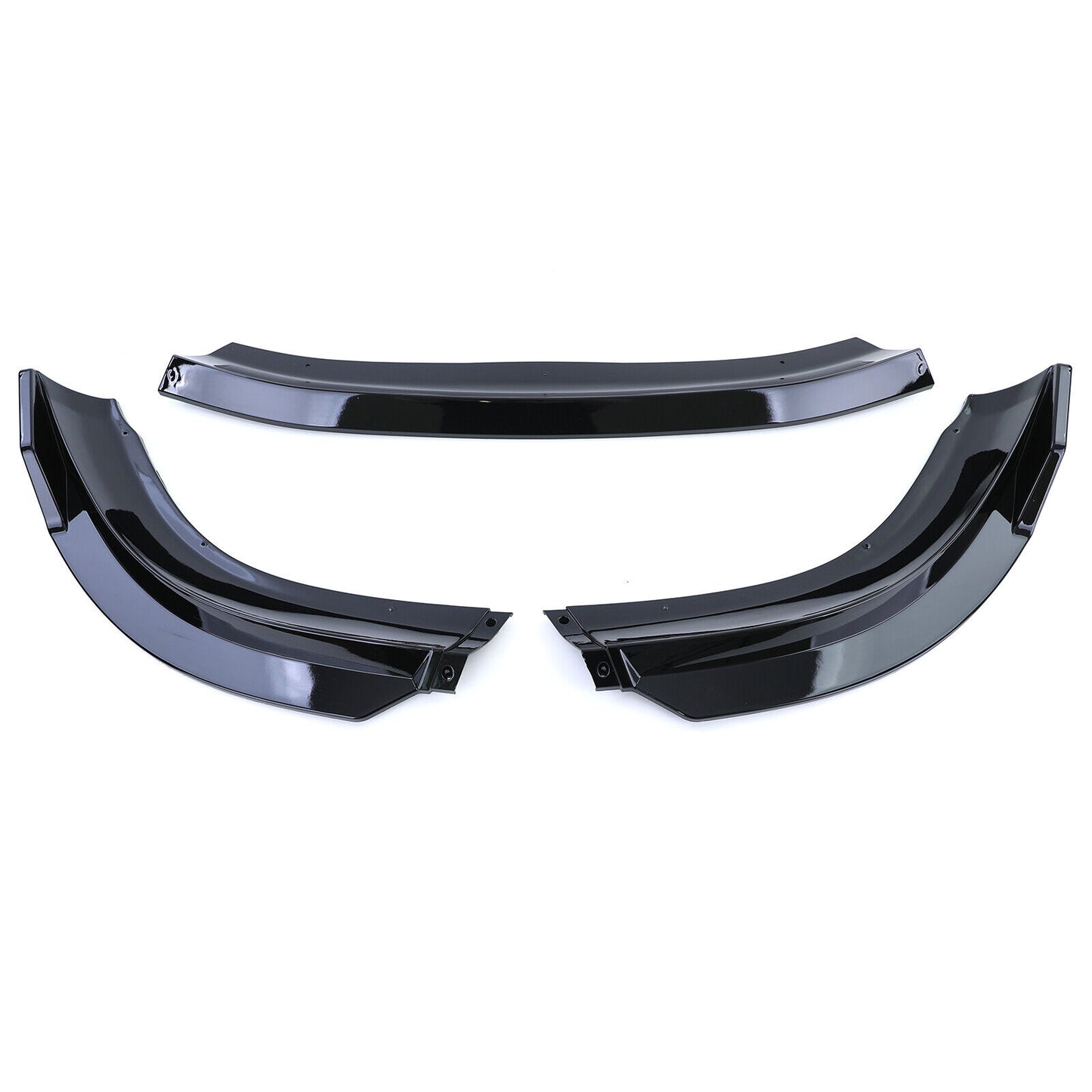 CUP spoiler anteriore nero lucido aftermarket compatibile con VW Polo 9N3 05-09