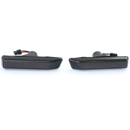 Coppia frecce laterali a LED Fumo Nero adatto per BMW Serie 3 E36 96-00 X5 00-07 AUTOELEGANCERICAMBI