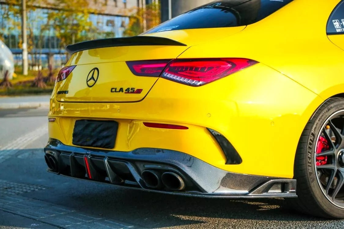🤩Kit spoiler in fibra di carbonio adatto per Mercedes CLA Classe W118 C118🤩