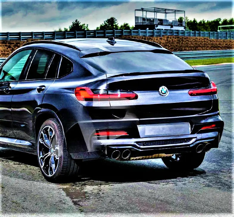 🖤Carbon Fiber Rear Spoiler KIT Fit For BMW X4 G02 X4M Sport🖤