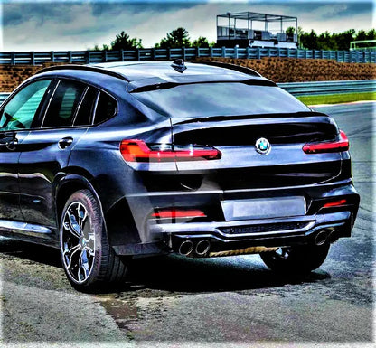 🖤Carbon Fiber Rear Spoiler KIT Fit For BMW X4 G02 X4M Sport🖤