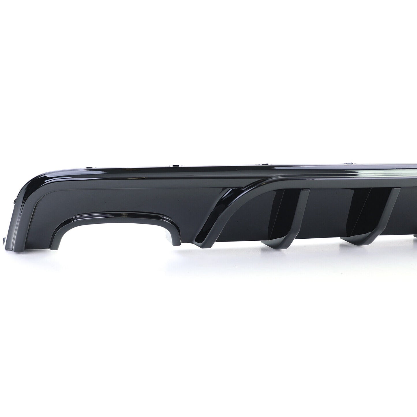 Rear Diffuser Sport Performance Gloss Black Compatible for BMW 1 Series E82 E88 07-13 