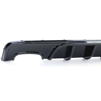 Rear Diffuser Sport Performance Gloss Black Compatible for BMW 1 Series E82 E88 07-13 