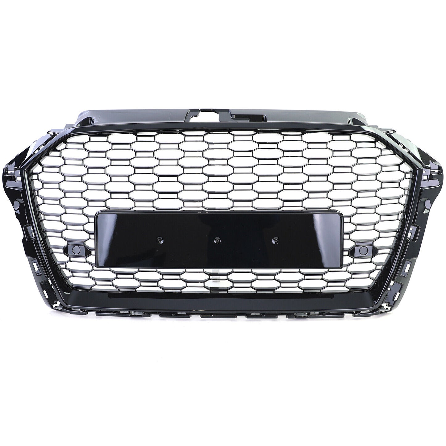 Griglia Sportiva Griglia A Nido D'ape Nero Lucido compatibile Per Audi A3 8V 16-20 Senza ACC