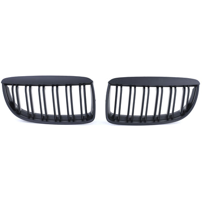 Griglia radiatore sportiva doppia barra performance opaca per BMW Serie 3 05-08