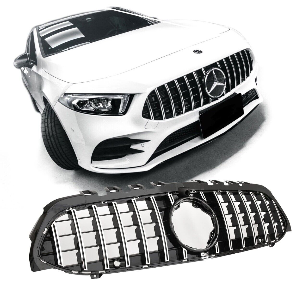 Griglia sportiva per Mercedes W177 V177 Classe A 360° PANAMERICANA AMG OPTIK