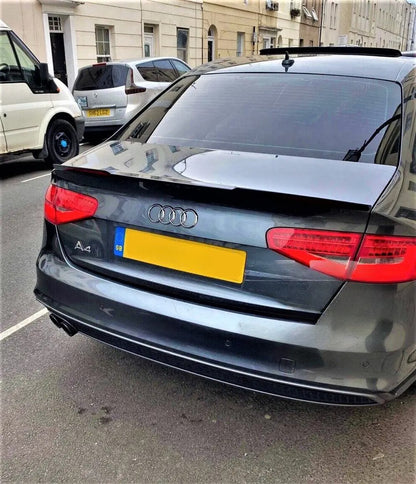 ⚡Glossy Black Rear Spoiler suitable for Audi A4 B8.5 FACELIFT 201⚡ 