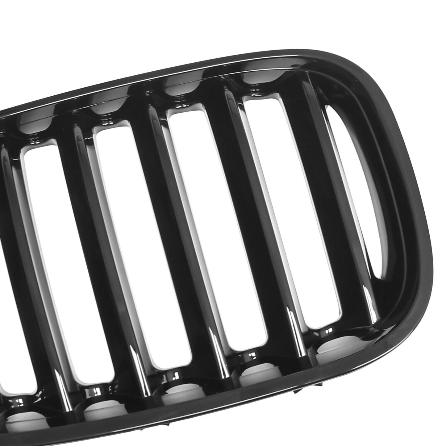Griglia rene radiatore barra singola adatta per BMW X5 E53 2003-2006 nera