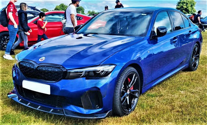 🧡Splitter Nero Lucido Adatto Per BMW Serie 3 G20 G21 M Sport Kit🧡