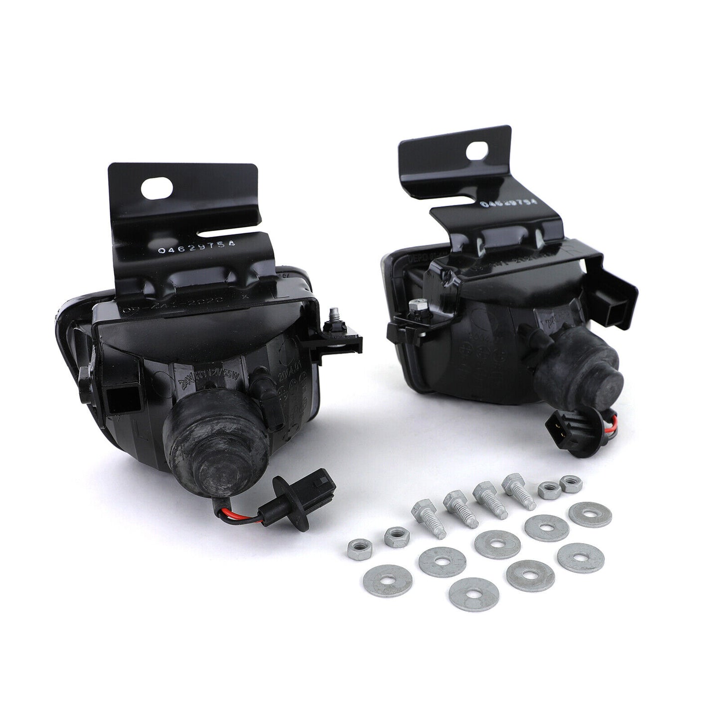 Fari fendinebbia in vetro trasparente fumé nero aftermarket compatibile con VW Golf 2 Jetta 2 83-92