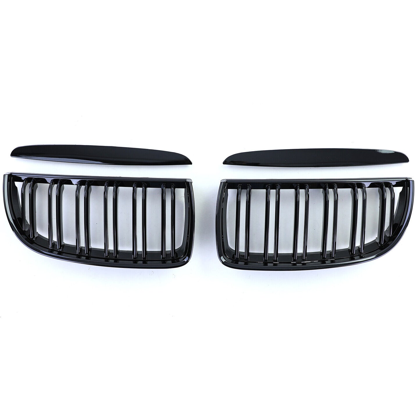 Griglia radiatore sportiva doppia barra performance lucida adatta BMW Serie 3