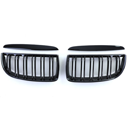Griglia radiatore sportiva doppia barra performance lucida adatta BMW Serie 3