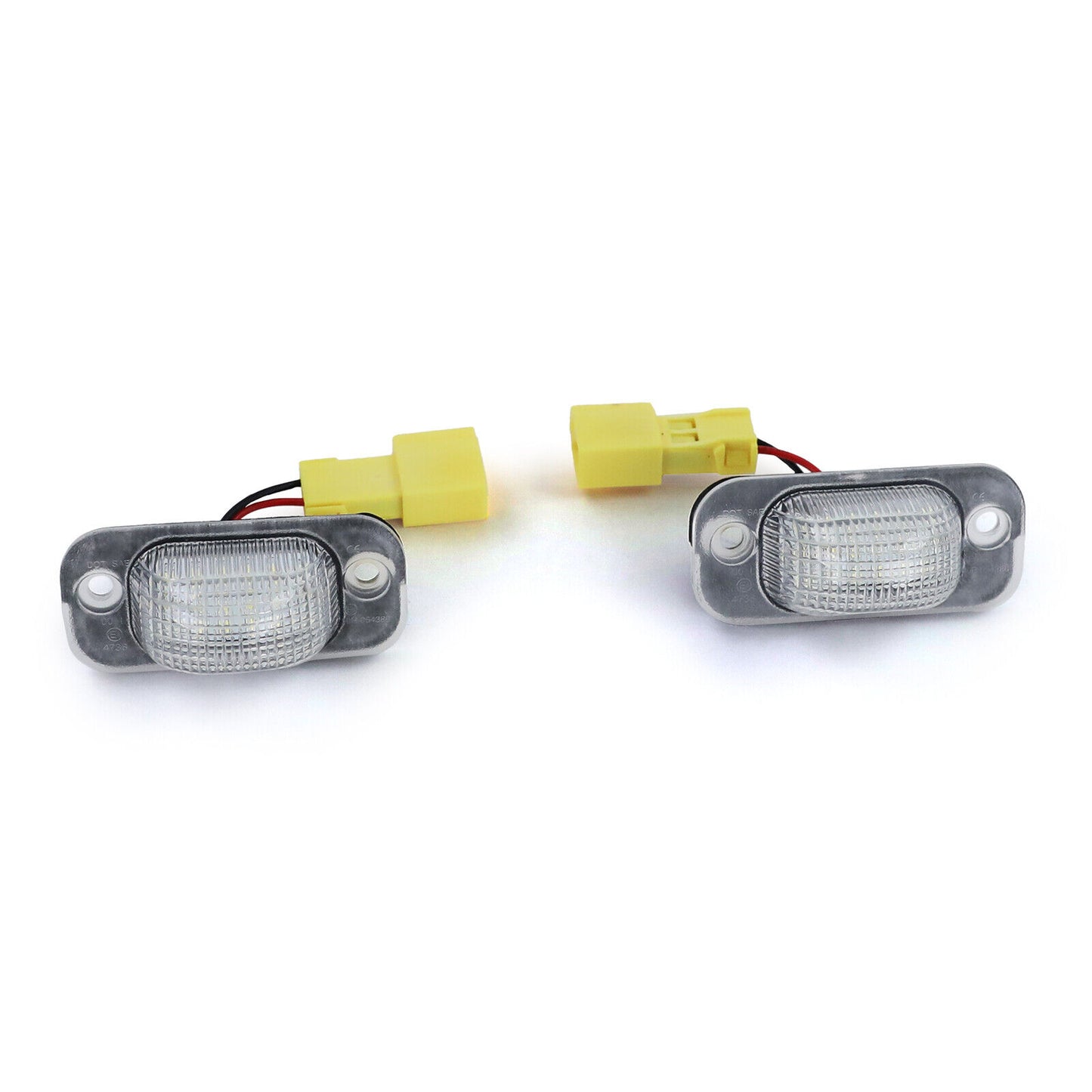 White 6000K LED License Plate Light for VW Golf 2 83-92 Jetta 2 84-92- 