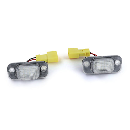 White 6000K LED License Plate Light for VW Golf 2 83-92 Jetta 2 84-92- 