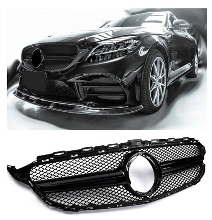 Griglia griglia sportiva per Mercedes W205 C dal 2018 FACELIFT C63 AMG LOOK