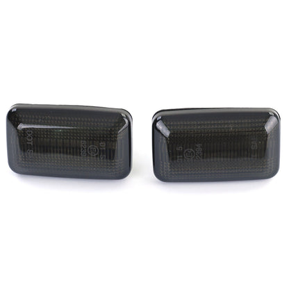 Indicatore di direzione laterale a LED fumè nero per Audi 80 B4 90 100 200 V8 A6