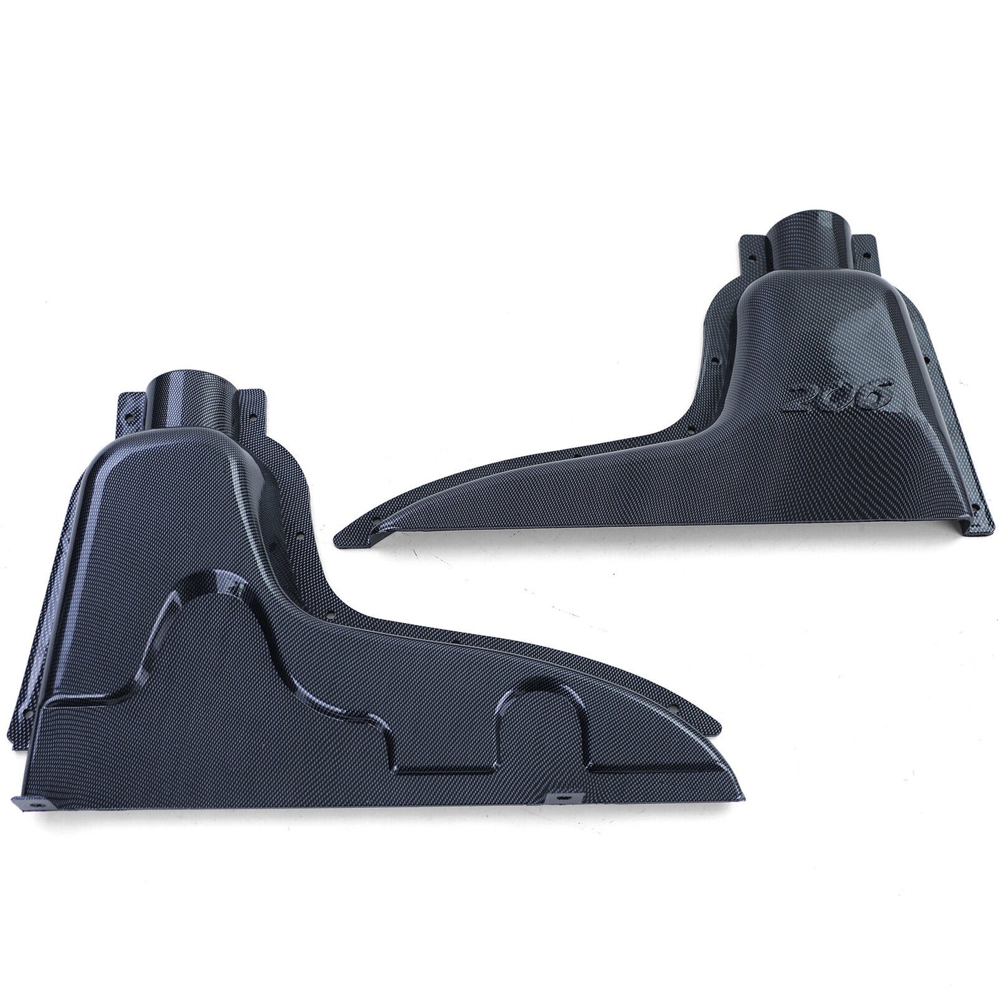 Filtro Aria Sport Aspirazione Airbox Carbon Look per Peugeot 206