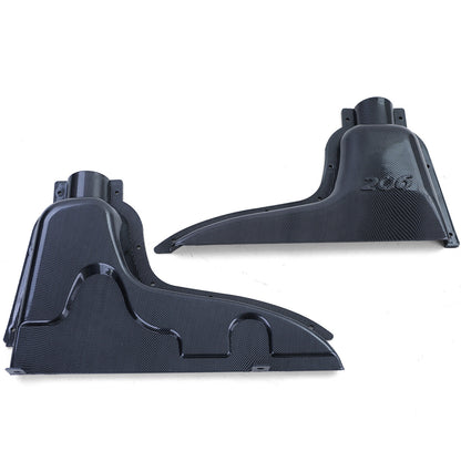 Filtro Aria Sport Aspirazione Airbox Carbon Look per Peugeot 206