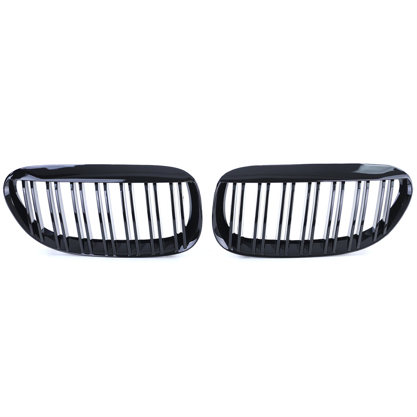 Griglia radiatore sportiva doppia barra lucida adatta per BMW Serie 6 E63 E64