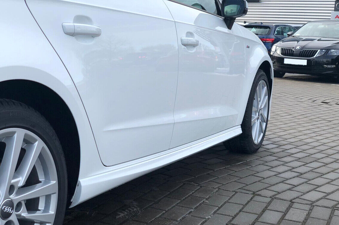 MINIGONNE LATERALI ADATTE PER AUDI A3 8V 5 PORTE SPORTBACK S3 LOOK (dal 2013)