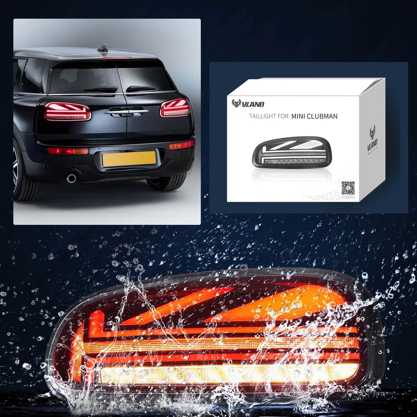 ⭐ART.2933 Fanali Posteriori a LED Rossi con Animazione –Mini Cooper Clubman F54⭐