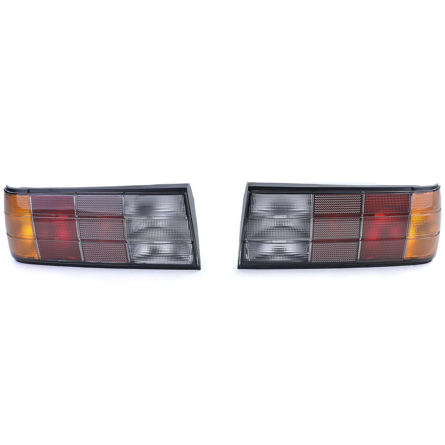 Coppia fanali posteriori Black Smoke adatta per BMW Serie 3 E30 Limo Cabrio Touring 87-94