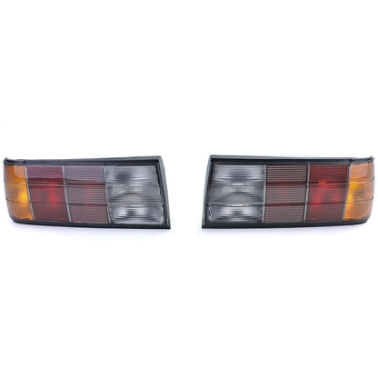 Coppia fanali posteriori Black Smoke adatta per BMW Serie 3 E30 Limo Cabrio Touring 87-94