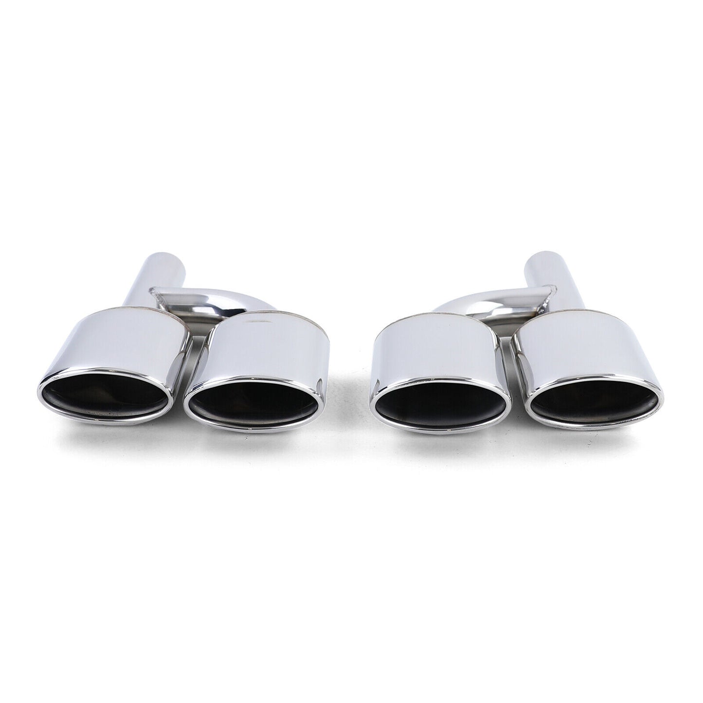 Terminali di scarico sportivi in acciaio inox aftermarket compatibile con Mercedes W204 W211 W164 W166 W221 R230