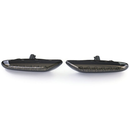 Coppia frecce laterali a LED fumè nero adatto per BMW Serie 1 E81 E87 E82 E88 04 AUTOELEGANCERICAMBI