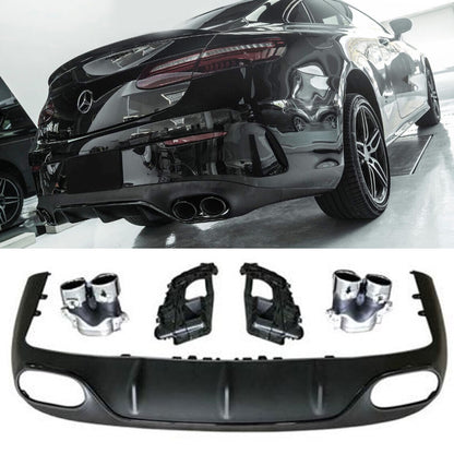 Adatto per Mercedes C238 A238 diffusore pre-lifting + mascherine scarico