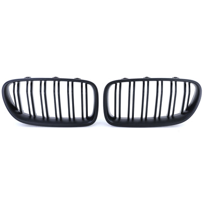 Matte Performance Double Bar Sport Radiator Grille for BMW F10 F11 10-17-