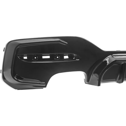 Diffusore posteriore doppio tubo adatto per BMW Serie 1 F20 M-Sport LCI 2015