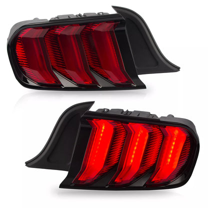 ⭐ART.2929 Fanali Posteriori a LED Rossi con  a 5 Modalità – Ford Mustang ⭐