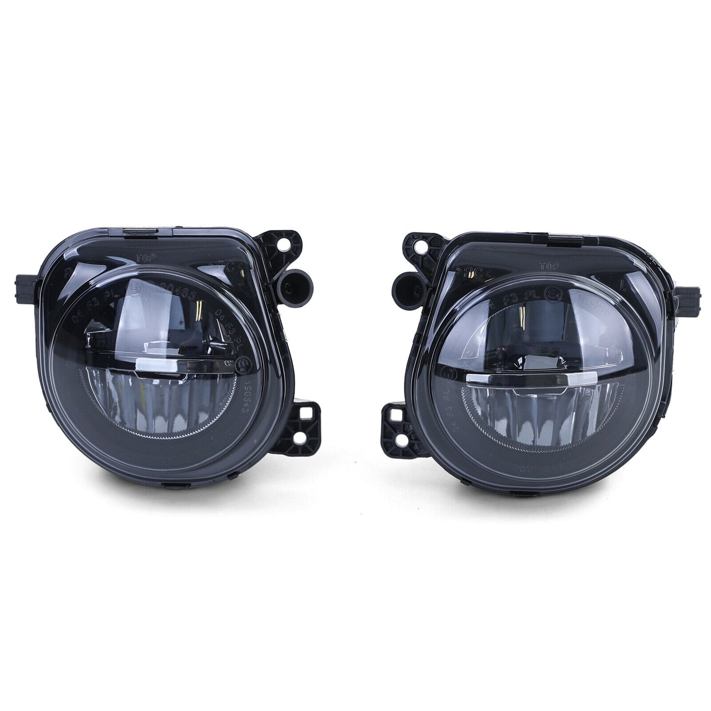 Black Smoke Clear Glass LED Fog Lights Fit For BMW 5 Series F10 