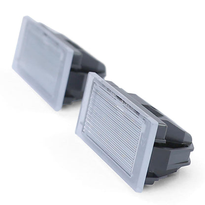 Faro targa a LED bianco 6000K per Renault Twingo Clio Megane Laguna -