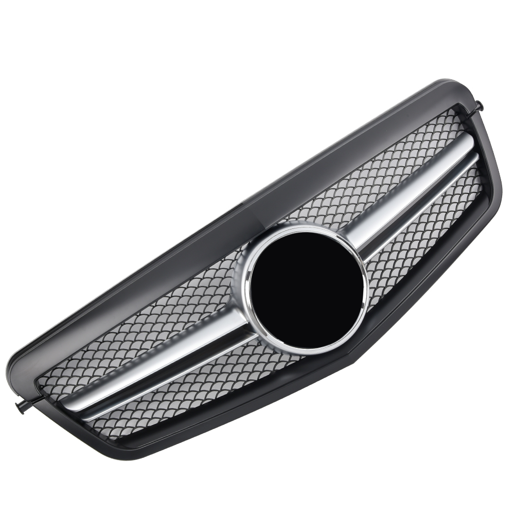 Griglia sportiva per Mercedes W212 E FINO AL 2013 NERO OPACO AMG LOOK