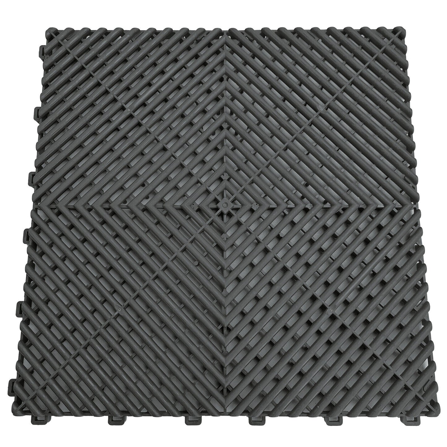 Performance Showroom Garage Floor 280cmx560cm =15.68m² Black Grey Square 