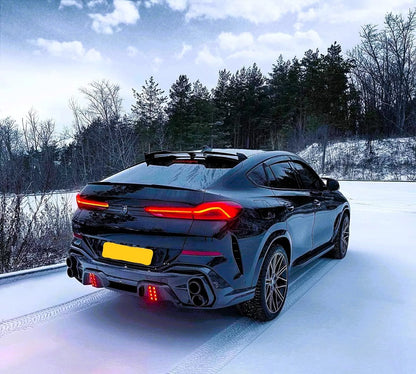 😍Spoiler Nero Lucido Adatto Per BMW X6 G06 X6M😍