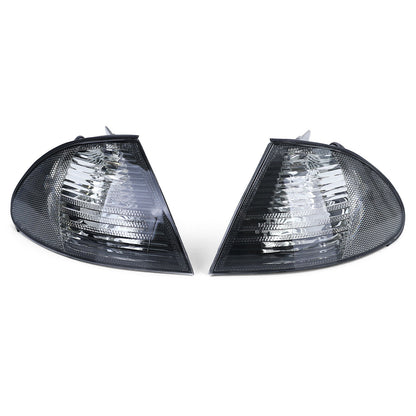 Indicatore di direzione in cristallo nero aftermarket compatibile con BMW 3ER E46 Berlina Touring 98-01