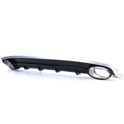 Rear Diffuser with Exhaust Tips for Audi A4 B8 Facelift 11-15 