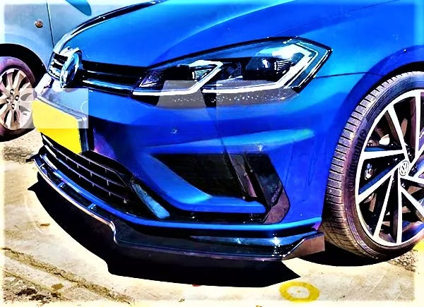 ✨Carbon Fiber Splitter Fit For VW Golf MK7 MK7.5 R GTD GTI TSI TDI✨ 